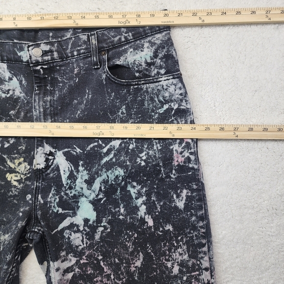 Levis 569 Black Multicolor Loose Straight Men's Shorts 40W - Picture 5 of 9